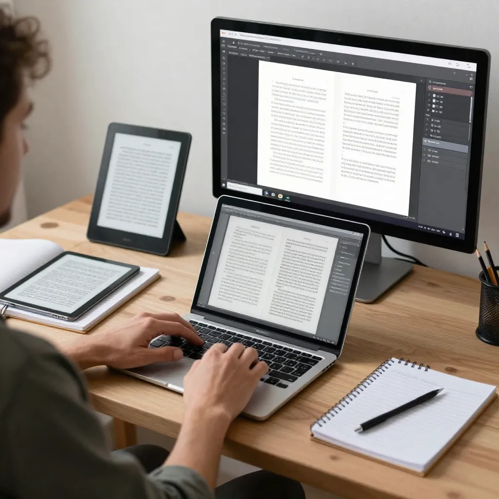 Professional e-book formatting tools