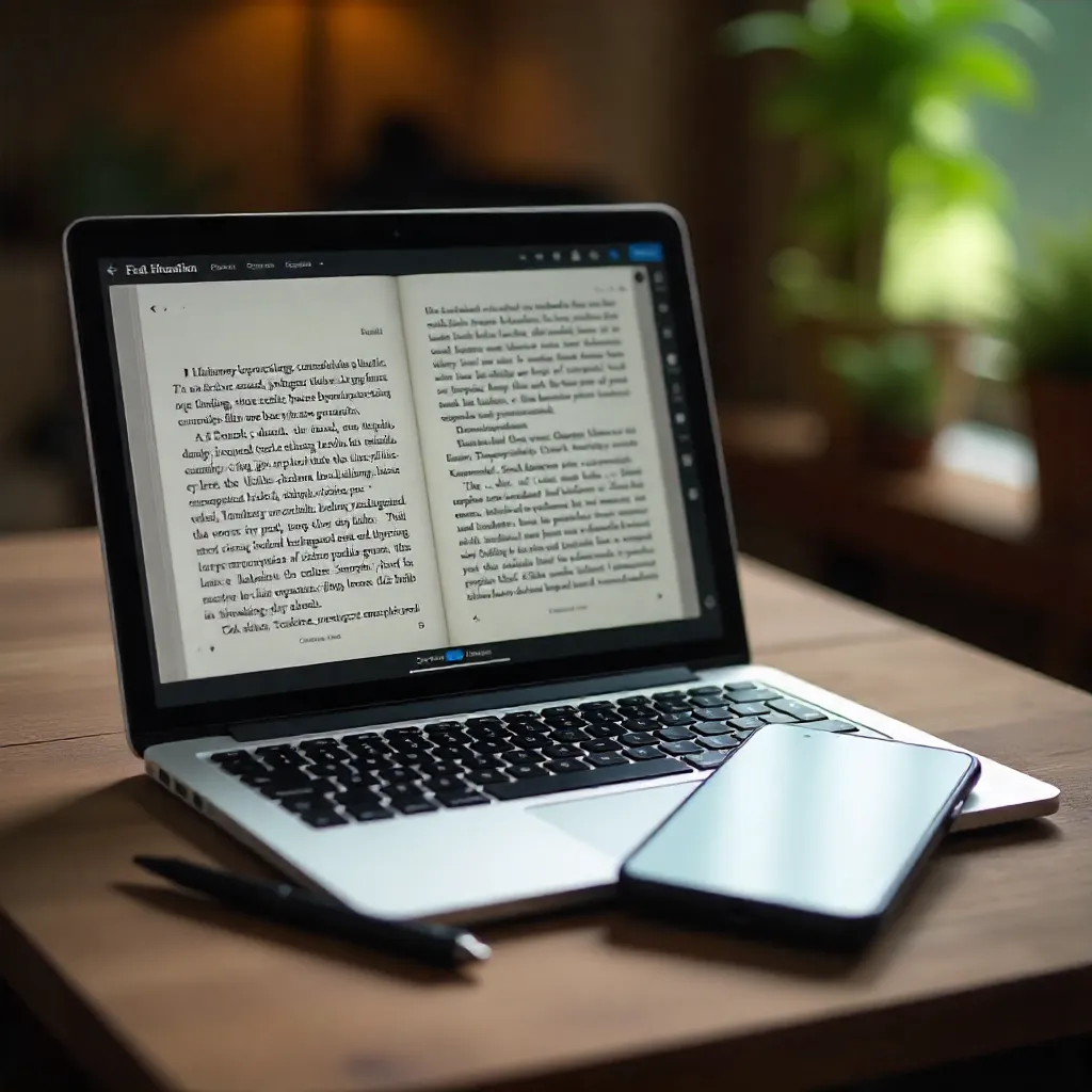 E-book layout design